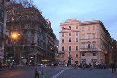 Rome Piazza Barberini fountain