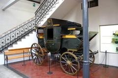 Mail-service coach at the Railway hall, Museo della Scienza e della Tecnica, Milan