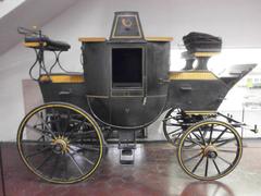 antique carriage at the Museum of Science and Technology in Milan