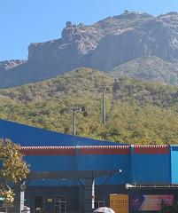 Girnar Peak and Ropeway view near Junagadh, Gujarat