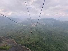 view from the top of Girnar Valley in Junagadh district, Gujarat