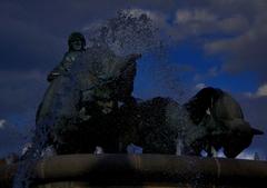 Gefion Fountain in Copenhagen