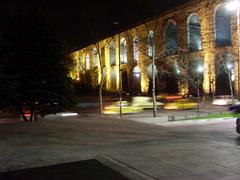 Valente Aqueduct in Istanbul, Turkey in April 2011