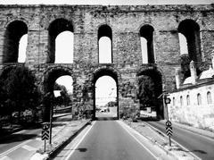 historical Bozdogan Aqueduct in Istanbul