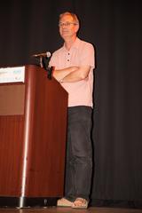 Martin Parr speaking at the High Museum of Art in Atlanta