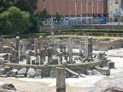 aerial view of Pozzuoli, Italy