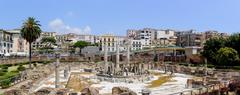 Ancient Roman market place and Serapis temple, Pozzuoli