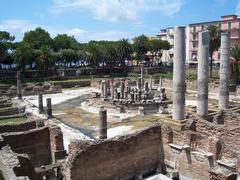 Serapeum Roman temple ruins in Pozzuoli Italy