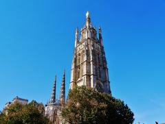 Pey-Berland Tower of the Cathedral of St. Andrew in Bordeaux