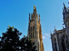 Pey-Berland Tower of the Cathedral of St. Andrew in Bordeaux