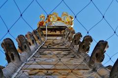 Spire of the Pey-Berland Tower of the Cathedral of St. Andrew in Bordeaux