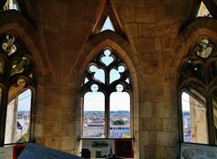 Interior of the Pey-Berland Tower of the Cathedral of St. Andrew in Bordeaux