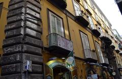 facade of Palazzo Carafa della Spina in Naples