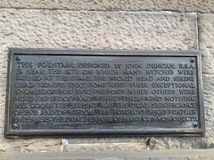 The Witches' Well at Castle Esplanade in Edinburgh