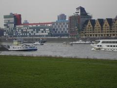 Container recovery operation at Rheinauhafen