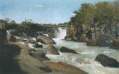 Almeida Júnior - Salto de Itu painting