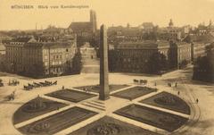 view from Karolinenplatz in Munich