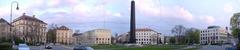 Historic obelisk at Karolinenplatz Munich