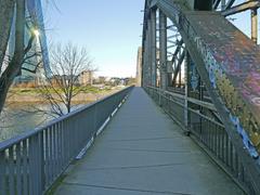 Deutschherrnbrücke with Sonic Vista sound installation, 2016