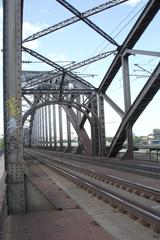 Deutschherrnbrücke bridge detail