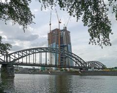 EZB construction site in Frankfurt, August 2012