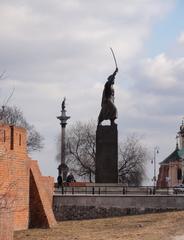 Statues of Jan Kilinski and King Zygmunt in Warsaw