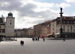 Kings Zygmunt monument in Warsaw