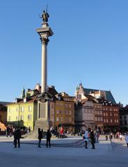 Kings Zygmunt monument in Warsaw