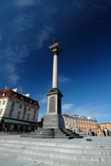 Monument of King Sigismund III Vasa in Warsaw's Old Town