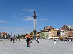 Castle Square in Warsaw with Sigismund's Column