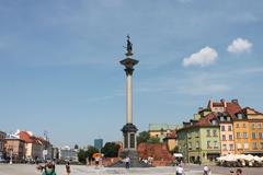 Column of King Sigismund III Vasa in central square of Warsaw