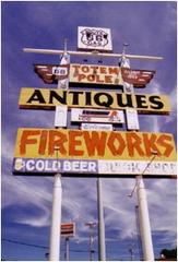 Route 66 Motors with vintage cars in Saint James, Missouri
