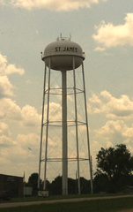 water tower in St. James, Missouri