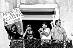 Geração à Rasca protest at Restauradores Lisbon