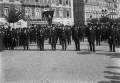 Funerals of Admiral Cândido dos Reis and Miguel Bombarda in Lisbon, 1910