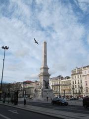 Lisboa cityscape view with historical buildings and Tagus River