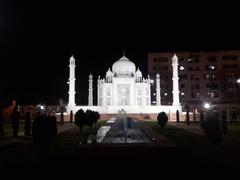 Replica of Taj Mahal at Seven Wonders Park, Kota, Rajasthan