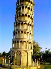 Model of Leaning Tower of Pisa at Seven Wonders Park, Kota, Rajasthan, India