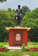 A statue of Subedar Malhar Rao Holkar