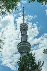 Television tower on Kok Tobe mountain in Kazakhstan