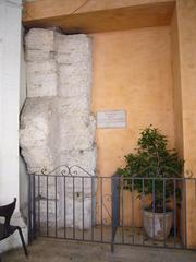 Domitian Stadium pillar in Corsia Agonale, Rome