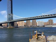 View from the Empire Stores in Dumbo, Brooklyn