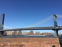 view from Empire Stores in Dumbo, Brooklyn