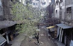 Courtyard inside Büyük Valide Han in Istanbul