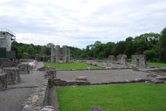 view of Mellifont Cistercian Abbey