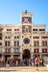 Piazza San Marco clock tower in Venice, Italy