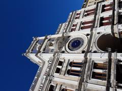 Clock Tower in Venice on a bright day