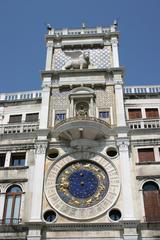 Clock tower in Piazza San Marco, Venice, built in 1499