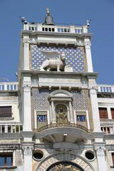 Piazza San Marco clock tower in Venice