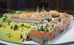 Model of the monastery of St. Norbert in Prague